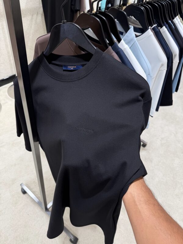 Louis Vuitton – Embroidered Classic T-shirt Black tweede afbeelding