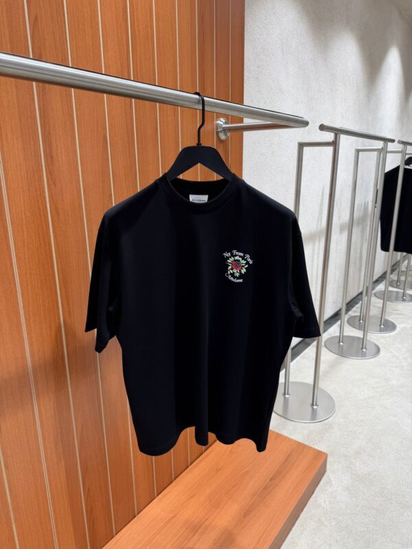 Drole De Monsieur – Rose T-shirt Black