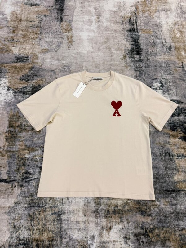 Ami – Heart T-shirt White