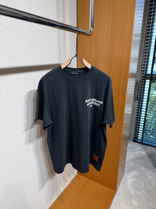 Acne Studios – Logo Print Patch T-shirt Black