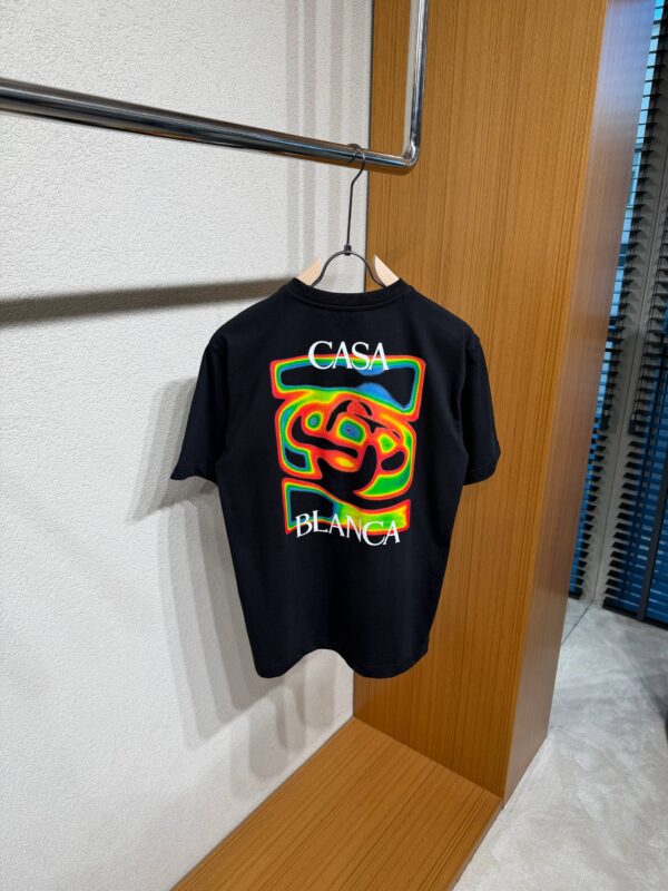 Casablanca – Heatmap T-shirt Black tweede afbeelding