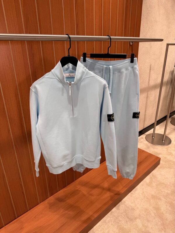 Stone Island – Halfzip Tracksuit Light Blue