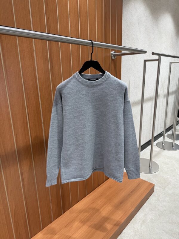 Jacquemus – Knitted Sweater Grey Melange