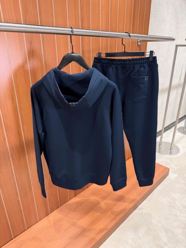 Hermes – Hooded Tracksuit Navy Blue tweede afbeelding