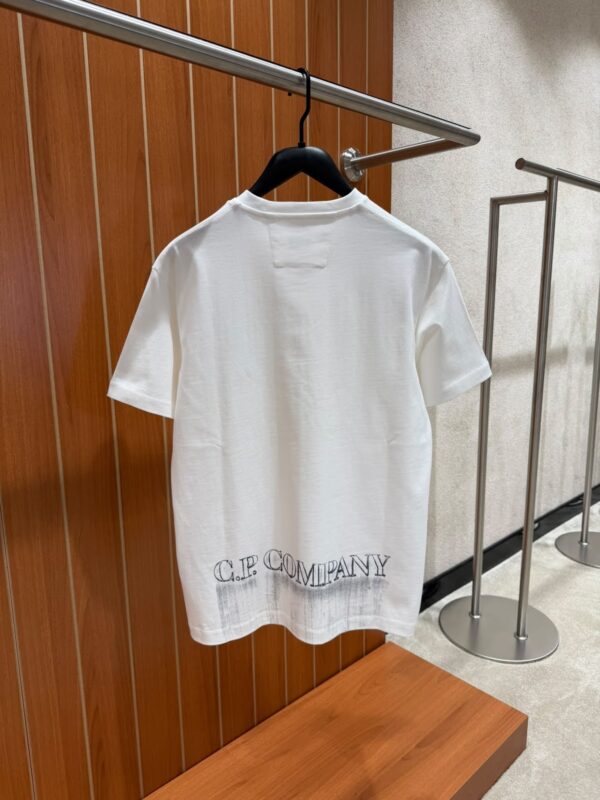 CP Company – Jersey T-shirt White tweede afbeelding