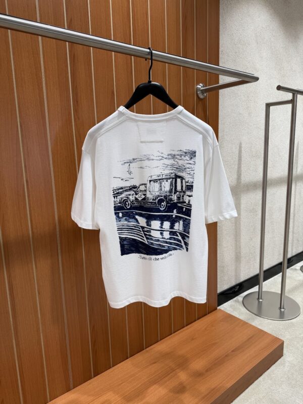 CP Company – Logo T-shirt White tweede afbeelding