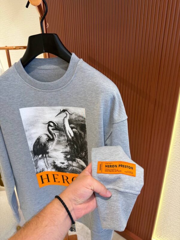 Heron Preston – Sweater Grey tweede afbeelding