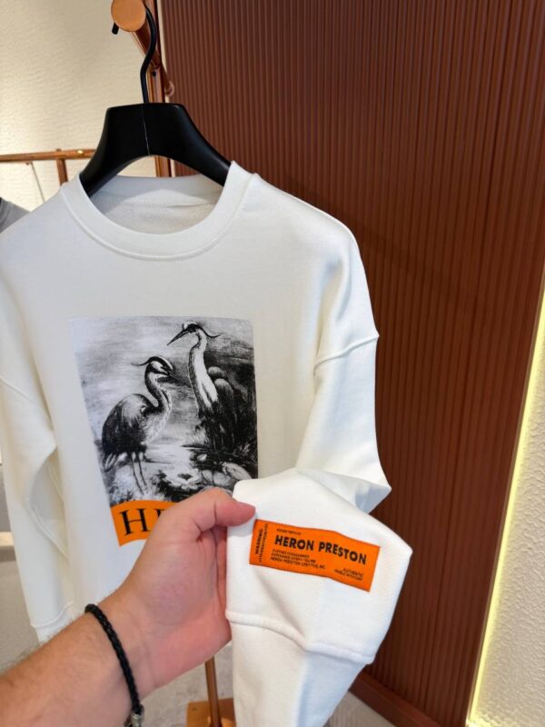 Heron Preston – Sweater White tweede afbeelding