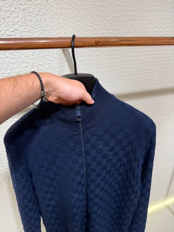 Louis Vuitton – Zip Sweater Navy Blue tweede afbeelding