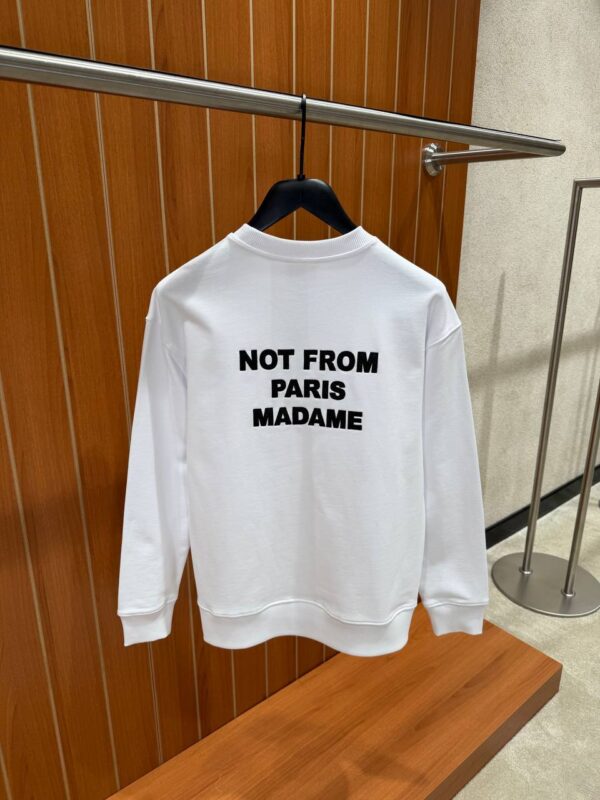 Drôle De Monsieur- Slogan Sweater White tweede afbeelding