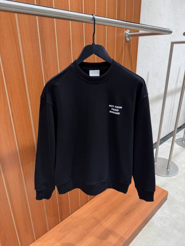 Drôle De Monsieur- Slogan Sweater Black
