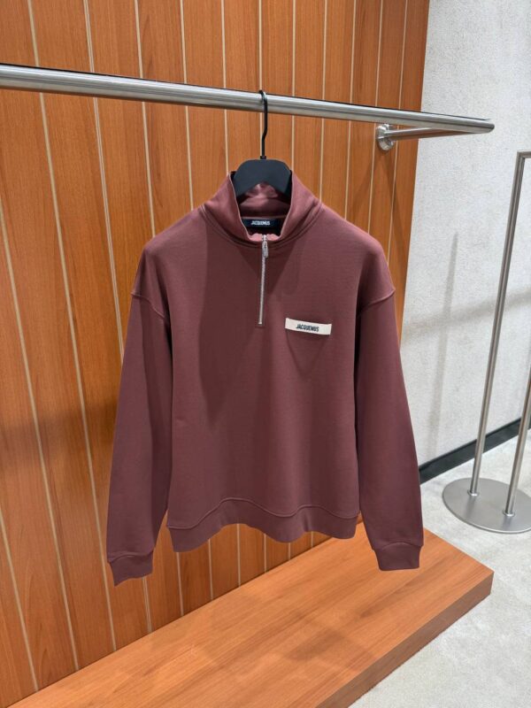 Jacquemus – Halfzip Sweater Brown