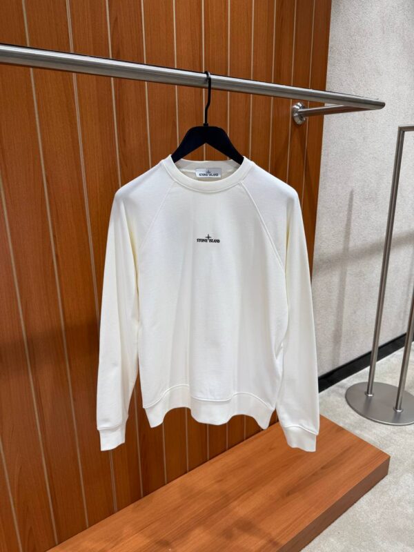 Stone Island – Compas Backprint Sweater White