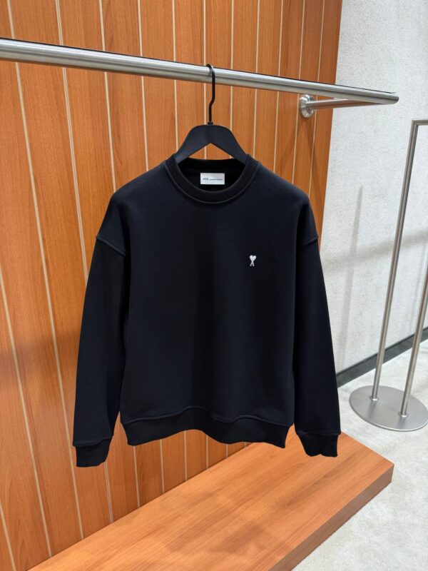 Ami – Sweater Black White Logo