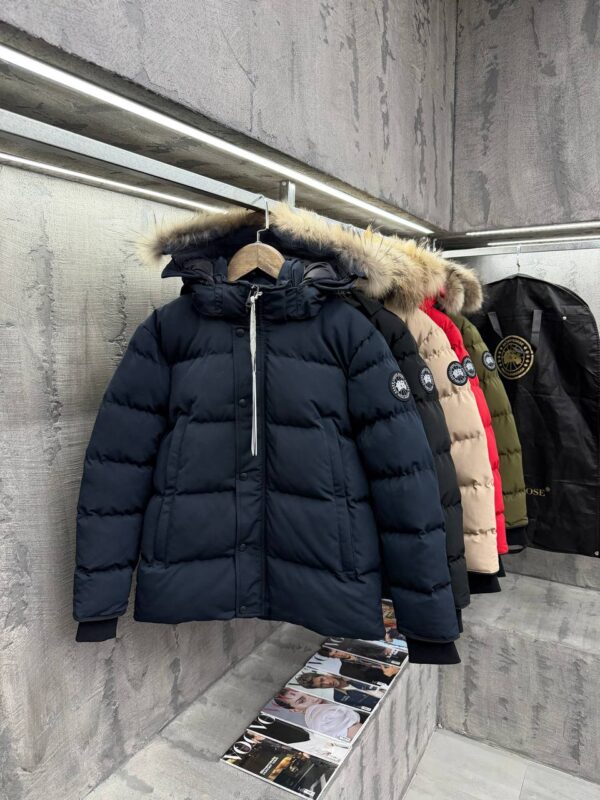 Canada Goose – Wyndham Navy Blue Black Logo