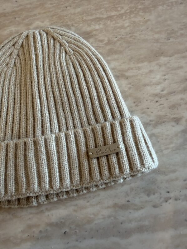 Loro Piana – Beanie Beige tweede afbeelding