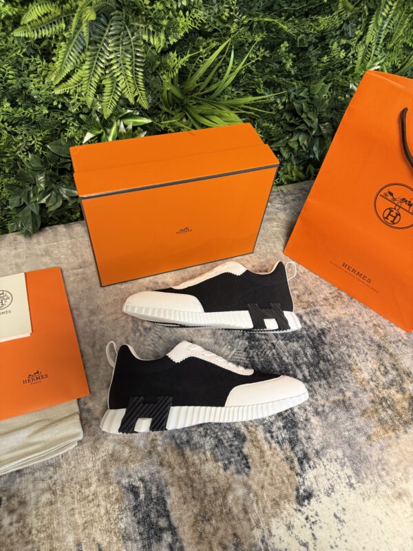 Hermes – Bouncing Sneaker Black Black H tweede afbeelding