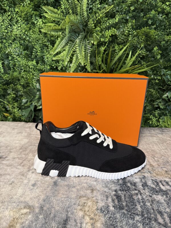 Hermes – Bouncing Sneaker Black White H